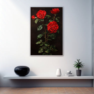 Antique Rose Painting